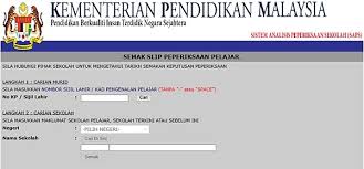 Apakah yang ada di dalam sistem ini? Saps Checking School Examination Results Online