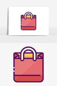 Cute Simple Mbe Style Shopping Bag Handbag Vector Elements Png Images Ai Free Download Pikbest Shopping Bag Bags Vector