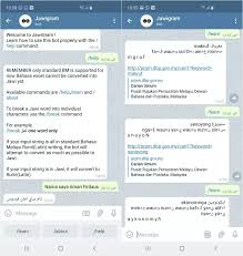 Mempertahankan tulisan jawi di media baru. Jawigram Bot Telegram Yang Membantu Anda Mengubah Tulisan Rumi Ke Jawi Amanz