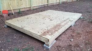 Are you licensed and insured? Building A Shed On A Budget Part 2 Building The Floor Youtube