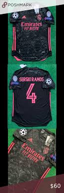 Find the latest sergio ramos jerseys, shirts and more at the lids official online store. 2020 21 Real Madrid 3rd Kit Soccer Jersey Ramos Brand New Adidas Real Madrid 3rd Kit Jersey For The 2020 21 Season Real Madrid 3rd Kit Soccer Jersey New Adidas