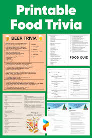 Dec 26, 2020 · use the food trivia questions above to bond with family and friends while discovering new facts about the food that you eat. 10 Best Printable Food Trivia Printablee Com