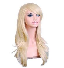 Buy 70 Cm Harajuku Cosplay Wig Anime Women Long Curly Synthetic Hair Light Gold Blonde Wig Halloween Costume Party Peruca Perucas In Cheap Price On M Alibaba Com