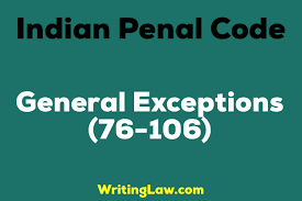 Chapter Iv Section 76 106 Of Ipc General Exceptions Indian Penal Code Chapter Coding