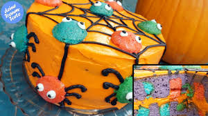 Halloween kuchen zum selber machen. Halloween Grusel Kuchen Mit Gefarbten Kuchen Einfach Zum Nachmachen Youtube