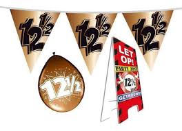 Ballonnen Slingers En Decoraties 12 5 Jaar Getrouwd Feestartikelen Be Feestartikelen Be