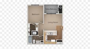 One bedroom houses and apartments can be spacious or conservative depending on what you need. 0 For The One Bedroom One Bath A Floor Plan California One Bedroom Apartment Floor Plans Hd Png Download 640x480 6695508 Pngfind