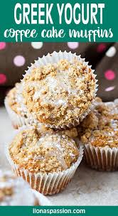 Greek Yogurt Coffee Cake Muffins In 2020 Cinnamon Coffee Cake Muffins Coffee Cake Muffins Cinnamon Coffee Cake