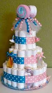 Boy Girl Twins Diaper Cake For Inspiration Baby Diaper Cake Baby Shower Diapers Twin Diaper Cake