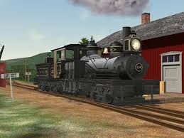 Looking A Lot Like A Painting This Is A Screen Capture From Microsoft S Train Simulator The Locomotive Depicted Color Photography Train Black N White Images