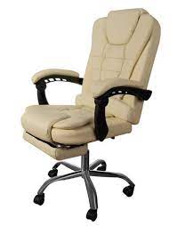 Extra kényelmes irodai forgószék vezetői fotel elegáns irodai szék  lábtartóval