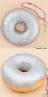 Silver Cheeki And Cheeka Disco Donut Squishy By Puni Maru Donuts Essen Getranke