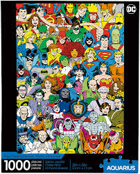 All shapes, sizes & colors! Amazon Com Aquarius Dc Comics Puzzle Retro Cast 1000 Piece Jigsaw Puzzle Officially Licensed Dc Comics Merchandise Collectibles Glare Free Precision Fit Virtually No Puzzle Dust 20 X 28 Inches Toys Games