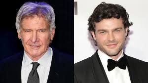 Sorry if these have been posted already. Harrison Ford Surprises Young Han Solo Alden Ehrenreich During Et Interview Watch Exclusive Entertainment Tonight