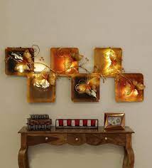 Maybe you would like to learn more about one of these? Buy Wrought Iron Decorative Panel In Multicolor With Led Wall Art By Malik Design Online Wildlife Metal Art Metal Wall Art Home Decor Pepperfry Product