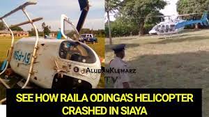 Air methods, a medical transport company, confirmed wednesday that two crew members were killed when the helicopter they were in crashed east of apache junction. See How Raila Odinga S Helicopter Crashed In Siaya County Youtube