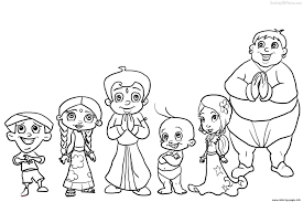 It might be based mostly from cartoon characters like these of disney characters, animals, vehicles, or others. Chota Bheem Coloring Pages To Print