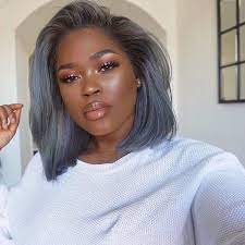 Https Www Revelist Com Bloggers Black Beauty Youtubers 11450 Peak Mill Peakmilll 2 2 Grey Ombre Hair Weave Hairstyles Wig Hairstyles