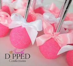 Hot Pink Cake Pops To Match A Victoria S Secret Themed Sweet 16 Party Cakepops Victoriassecretcakepops Victo Pink Cake Pops Hot Pink Cakes Pink Party Theme