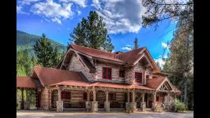 Log cabins in montana for sale. Arlee Montana Concrete Log Home Youtube