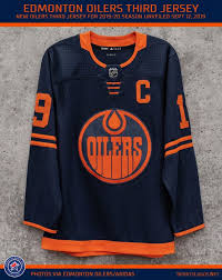 Reebok nhl edmonton oilers jordan eberle youth premier hockey jersey nwt l/xl. Edmonton Oilers Unveil New Street Inspired Alternate Uniform Sportslogos Net News
