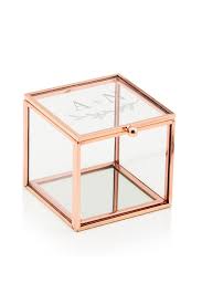 White mdf jewelry cabinet organizer with 18 led lights this jewelry cabinet with full size mirror this jewelry cabinet with full size mirror and 18 romantic led lights is an attractive artwork. This Elegant Little Jewelry Box Is Visually Striking With Its Clear Glass Panes Set Into A Fine Ros Glass Jewelry Box Jewelry Storage Diy Wooden Jewelry Boxes