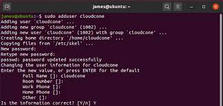 Copy the files myfile to the file yourfile in the current working. How To Create A User On Ubuntu 20 04 Tutorials And How To Cloudcone