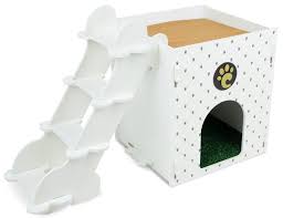Caminha Para Cachorro Em Formato De Hot Dog Casa Em Mdf Dois Andares Escada Osso Casinha De Mdf Casinha De Gato Ideias