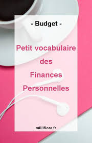 Petit Vocabulaires De L Epargne Et Des Finances Personnelles Finances Personnelles Finance Vocabulaire