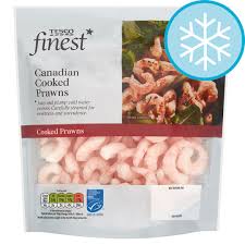 Currently contemplating shrimp ceviche, omelettes with shrimp, and hunting for a decent soup don't cook them. Tesco Finest Canadian Cooked Prawns 225g Tesco Groceries