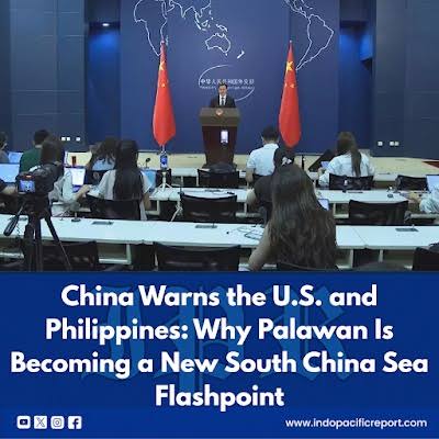 IndoPacific - China's warning over U.S.-Philippines cooperation in Palawan reflects a deeper contest over the West Philippine Sea. The new center, officially aimed at helping fishermen report suspected illegal fishing, also expands