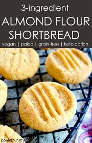 Almond Flour Shortbread Cookies 3 Ingredients Vegan Paleo Keto Recipe Vegan Cookies Recipes Free Desserts