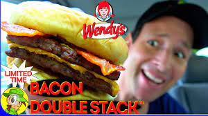 Wendy S Bacon Double Stack Review Peep This Out Youtube