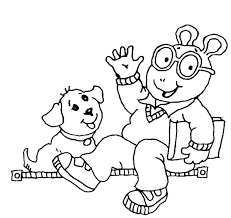 Visit our zoo and approach without fear our different species : Arthur Coloring Pages
