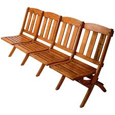 1920s Four Seat Folding Railroad Bench Capetown South Africa Circa 1920s Seating Oversized Chair And Ottoman Furniture