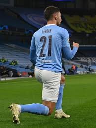 Ferran torres of manchester city celebrates with teammates aymeric laporte, joao cancelo, and jack grealish. Pin On Soccer Guys