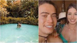 Chegou ao fim o noivado de whindersson nunes e maria lina. Whindersson Toma Banho Em Lago Com Maria Lina E Assume Romance F5 Noticia