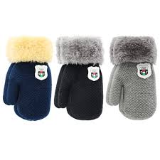 Still have to test them in a windy cold day to see if they are windproof! 3 Pairs Toddler Gloves Boys Girls Winter Fleece Lined Mittens Kids Winter Warm Thicken Knit Gloves With String Buy Online In Botswana At Botswana Desertcart Com Productid 156097779