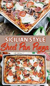 How To Make Homemade Sicilian Pizza Pan Pizza Dough Chef Billy Parisi Recipe Sheet Pan Pizza Recipe Sicilian Pizza Recipe Sicilian Pizza