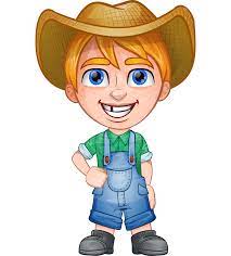 Little Farm Kid Cartoon Vector Character 112 Illustrations Graphicmama Cartoon Farm Cartoon Farm Kids