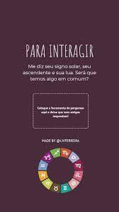 Maybe you would like to learn more about one of these? Teste Para Interagir Jogo Signos Story Instagram Post Para Instagram Instagram Signos