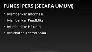 Media massa mempengaruhi secara positif pengetahuan kita tentang banyak. Fungsi Pers Pengertian Tujuan Fungsi Ciri Jenis
