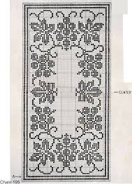 Grapevine Runner 1938 Vintage Filet Crochet Pattern Free