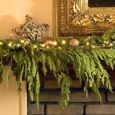 Cottage Farms Direct 20 Ft Fresh Evergreen Cedar Christmas Garland Live Hd9002 The Home Depo Diy Christmas Garland Christmas Garland Christmas Decorations