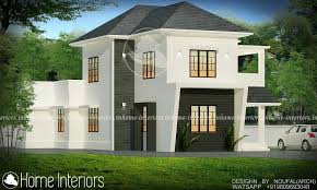 Smaller floor plans under 1500 square feet are cozy and can help with family bonding. 1500 Square Feet Double Floor 4 Bhk Contemporary Home Design