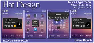 Темы «разное» для nokia asha 202. Flat Design Live Theme For Nokia Asha 202 300 303 C2 02 C2 03 C2 06 X3 02 Touch Type Devices Themereflex