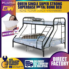 See more ideas about bed, kid beds, kids bunk beds. Queen Single Super Strong Superbase Metal Bunk Bed Double Decker Bed Queen Metal Bed Queen Bed