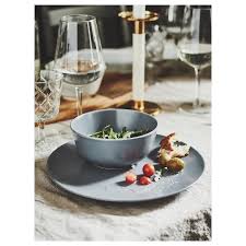 Dinera Bowl Gray Blue Ikea Dinnerware Dinner Bowls Plates