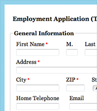 The following job application forms you working forms at you are finding for your business use. Job Application Form Sample Get Job You Want