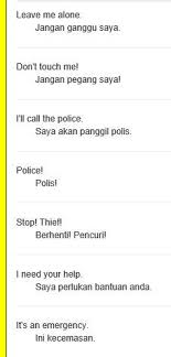 Emergencies Melayu Belajar Kosakata Suku Kata